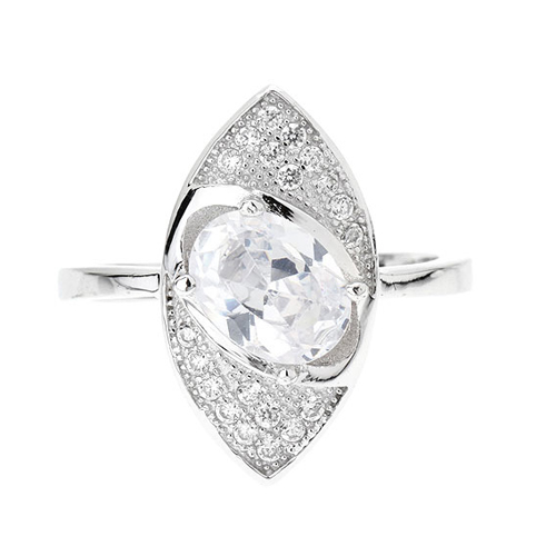 bague femme argent zirconium 8100525 pic2