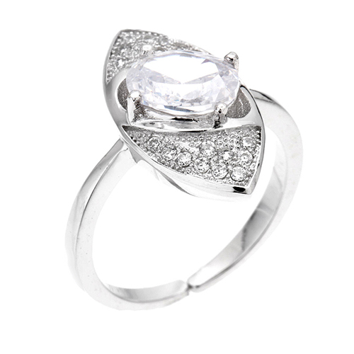 bague femme argent zirconium 8100525