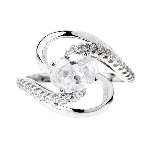 bague femme argent zirconium 8100538 pic2