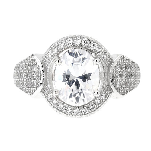 bague femme argent zirconium 8100539 pic2