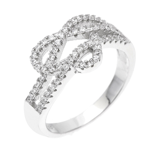 bague femme argent zirconium 8100543