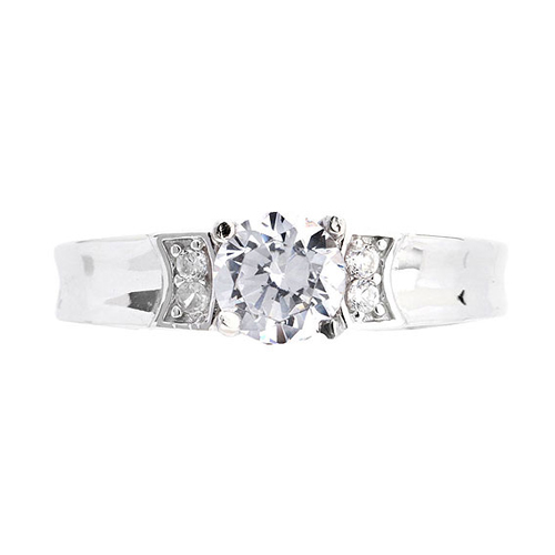 bague femme argent zirconium 8100544 pic2