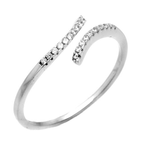 bague femme argent zirconium 8100570