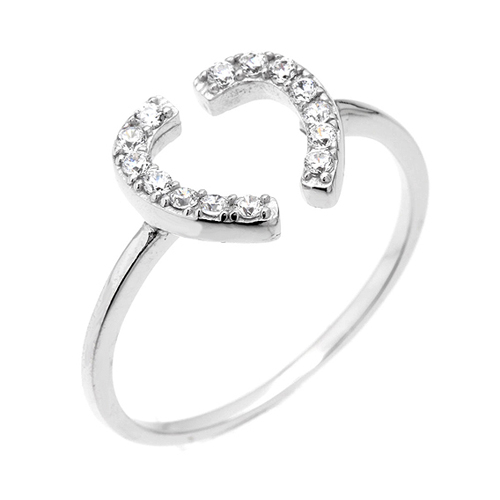 bague femme argent zirconium 8100576