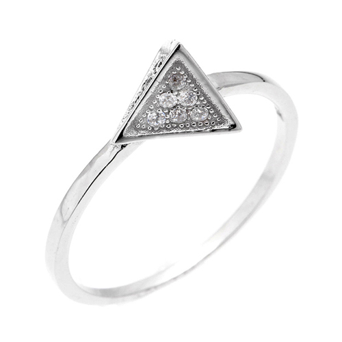 bague femme argent zirconium 8100578