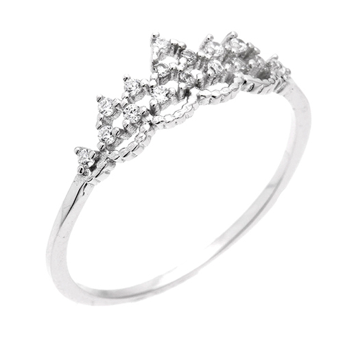 bague femme argent zirconium 8100586