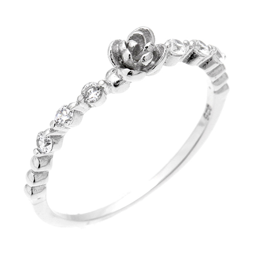 bague femme argent zirconium 8100588