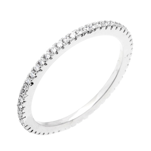 bague femme argent zirconium 8100590