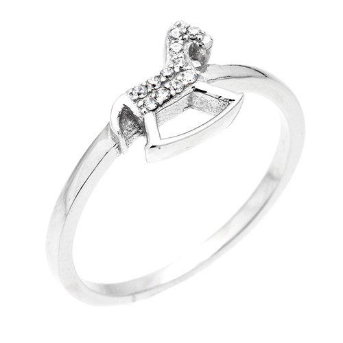 bague femme argent zirconium 8100602