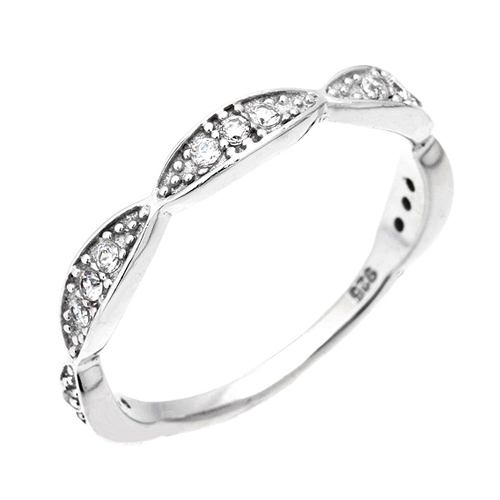 bague femme argent zirconium 8100604