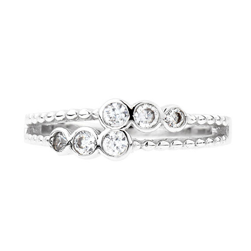 bague femme argent zirconium 8100608 pic2