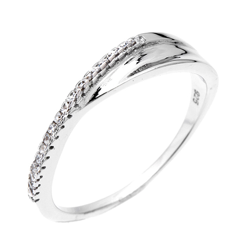 bague femme argent zirconium 8100630