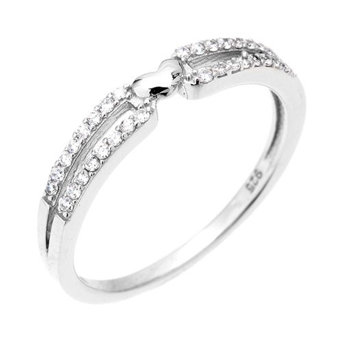 bague femme argent zirconium 8100632