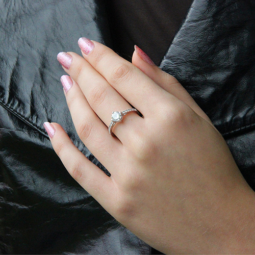 bague femme argent zirconium 8100638 pic5