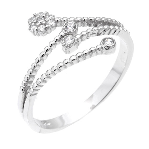 bague femme argent zirconium 8100644