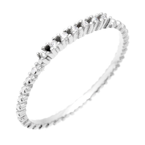 bague femme argent zirconium 8100652