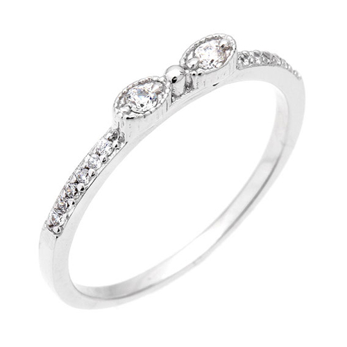 bague femme argent zirconium 8100654