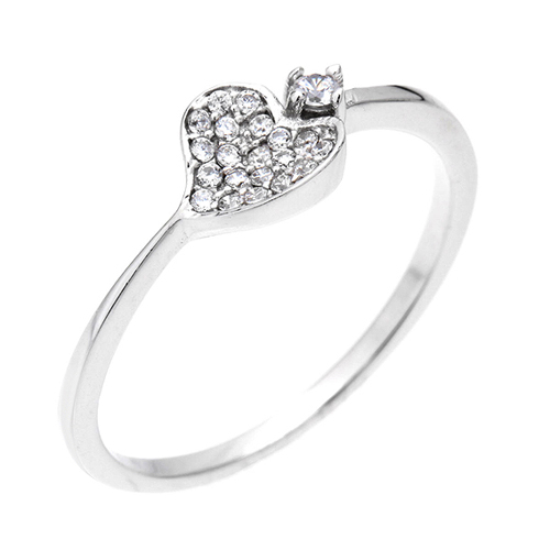 bague femme argent zirconium 8100660