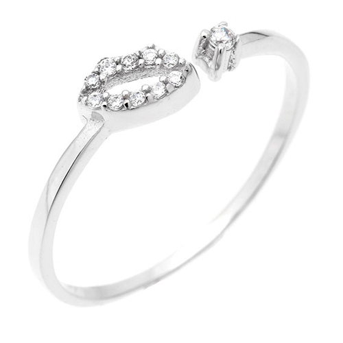 bague femme argent zirconium 8100664