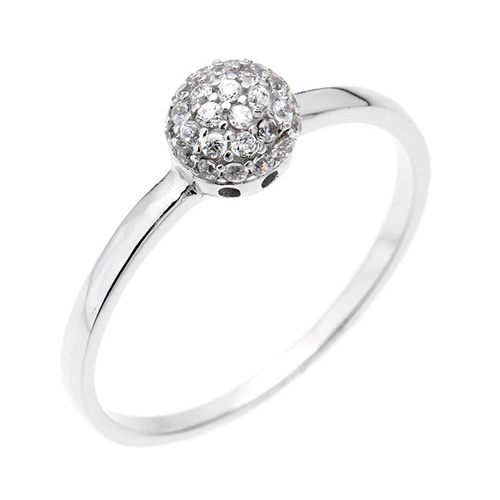 bague femme argent zirconium 8100668