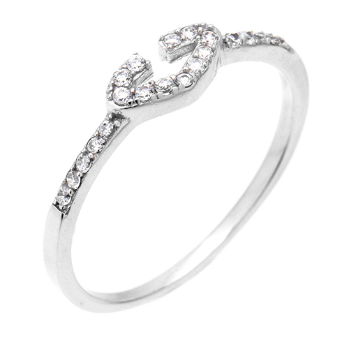 bague femme argent zirconium 8100682