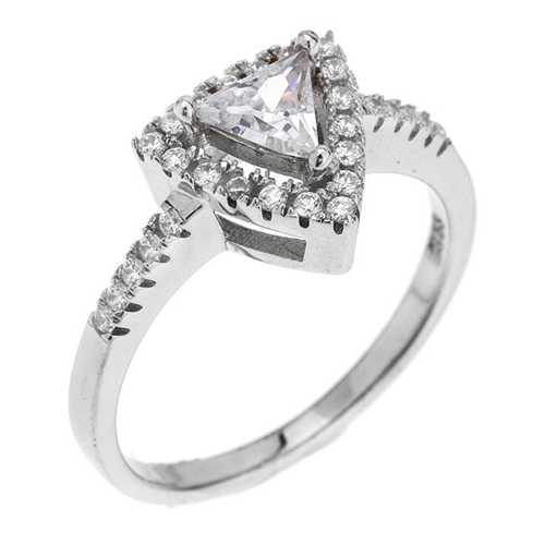 bague femme argent zirconium 8100700