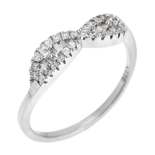 bague femme argent zirconium 8100702