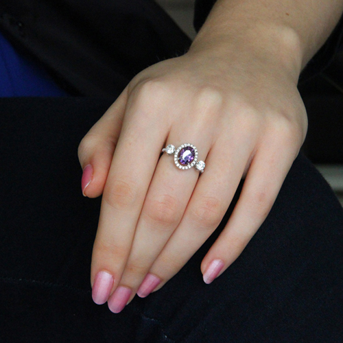 bague femme argent zirconium 8100717 pic5