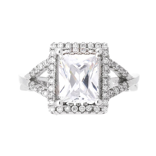 bague femme argent zirconium 8100725 pic2