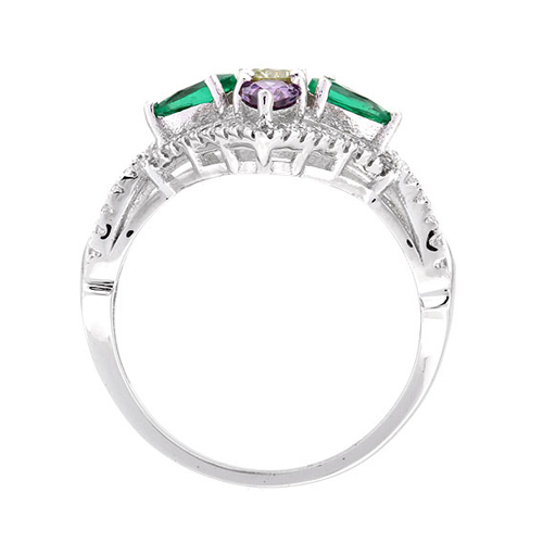 bague femme argent zirconium 8100735 pic3