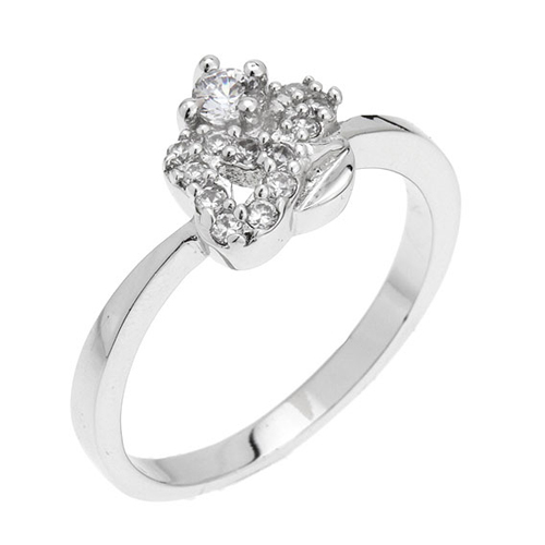 bague femme argent zirconium 8100759