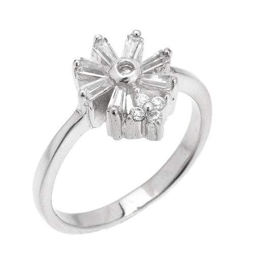 bague femme argent zirconium 8100767