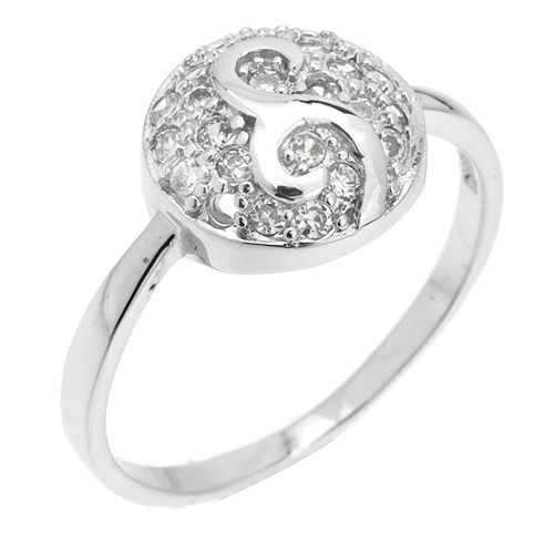 bague femme argent zirconium 8100772