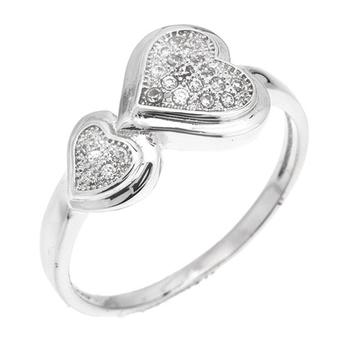 bague femme argent zirconium 8100783