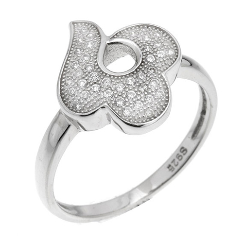 bague femme argent zirconium 8100784