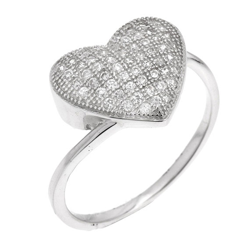 bague femme argent zirconium 8100788