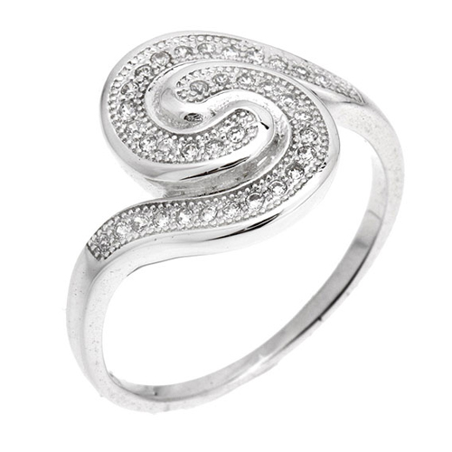 bague femme argent zirconium 8100790