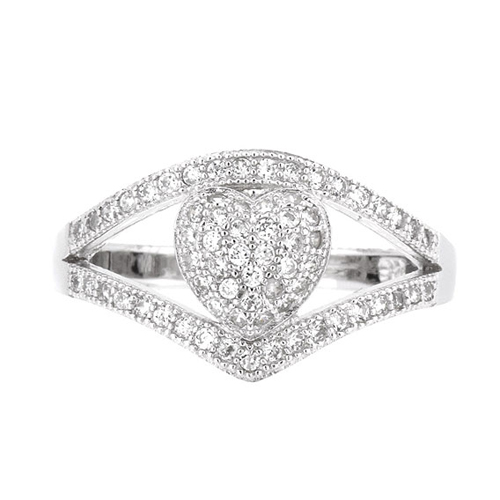 bague femme argent zirconium 8100799 pic2