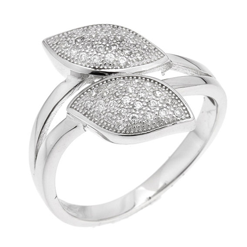 bague femme argent zirconium 8100803