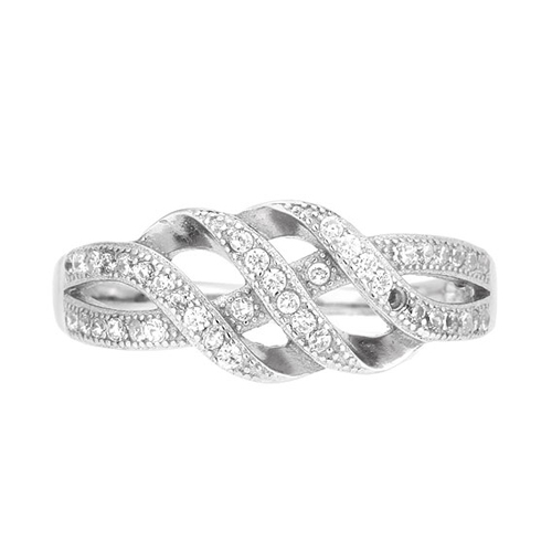 bague femme argent zirconium 8100805 pic2