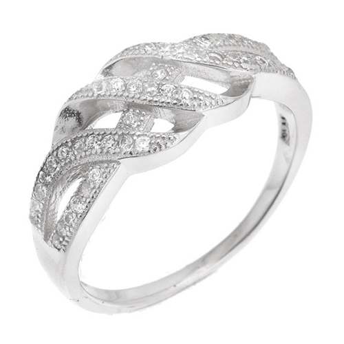 bague femme argent zirconium 8100805