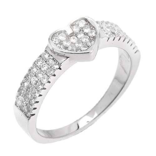 bague femme argent zirconium 8100809