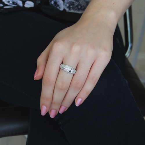 bague femme argent zirconium 8100811 pic5