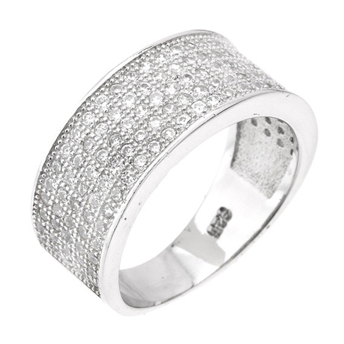 bague femme argent zirconium 8100812