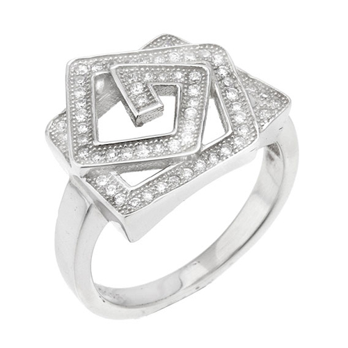 bague femme argent zirconium 8100815