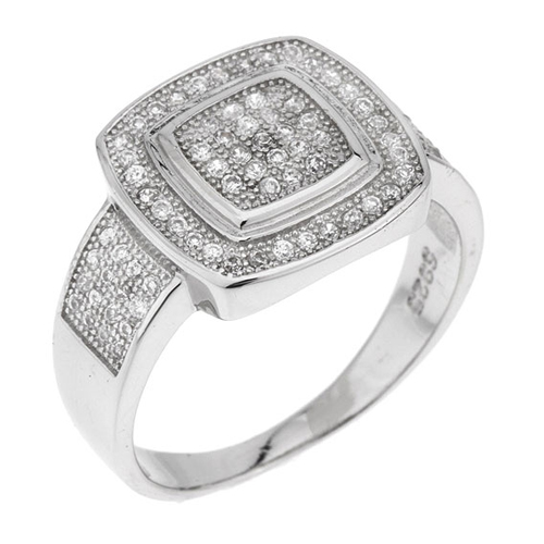 bague femme argent zirconium 8100824