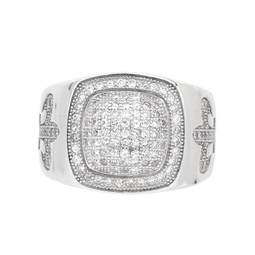 bague femme argent zirconium 8100829 pic2