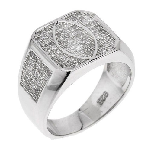 bague femme argent zirconium 8100830