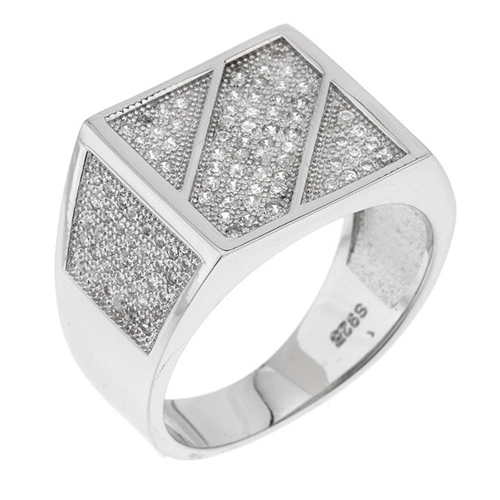 bague femme argent zirconium 8100832