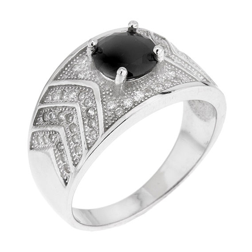 bague femme argent zirconium 8100834